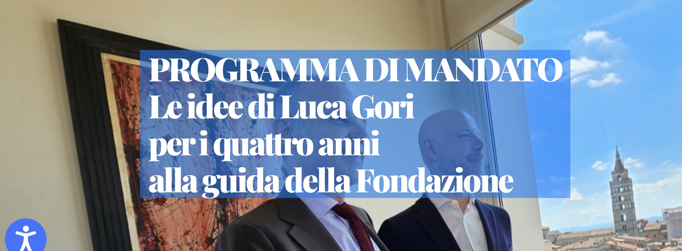 Luca GORI, nuevo presidente de una fundación bancaria